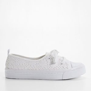 Maurices Crocheted Lace Up Sneakers
